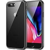 JETech Case for iPhone 8 Plus and iPhone 7 Plus 5.5-Inch, Non-Yellowing Shockproof Phone Bumper Cover, Anti-Scratch Clear Bac