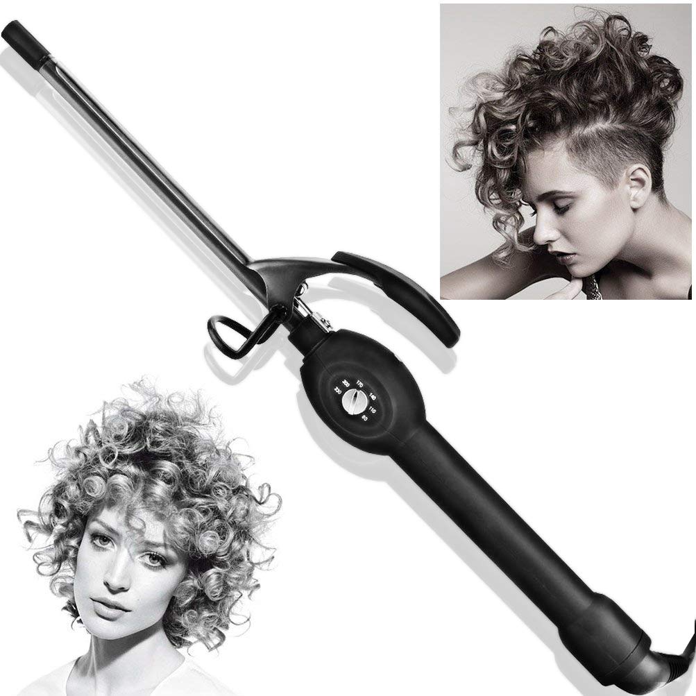 Tiny Curling Iron 9mm Ceramic Mini Hair CurlerUnisex Mini 
