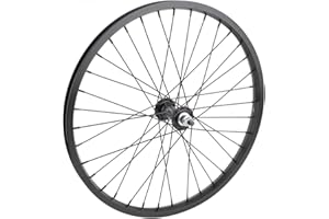 WheelMaster Front Bicycle Wheel 20 x 1.75 36H, Alloy, Bolt On, Black
