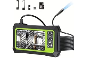 Upgraded Endoscope Camera with Lights, Anhendeler 1080P Pro HD Borescope Camera 4.3" LCD Screen Inspection Camera, IP67 Waterproof Snake Camera,3000mAh Battery, 32G TF Card， Gifts for Men