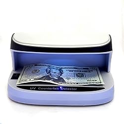 WINBO UV Counterfeit Bill Money Detector, Small