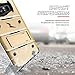ZIZO Bolt Series for Samsung Galaxy Note 8 Case Military Grade Drop Tested with Tempered Glass Screen Protector Holster Gold Black