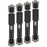 8182812 Washer Shock Absorber Replacement for Whirlpool, Maytag, Kenmore/Sears Washers W10015830, W10822553, PS11723173-4 Pack - 1 Year Warranty