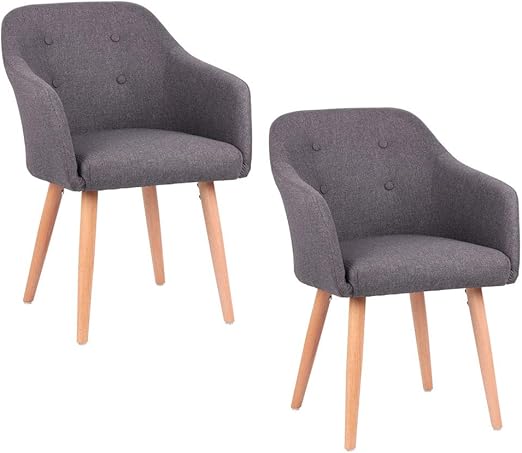 Kingpower 2 4 6 8 Set Stuhle Esszimmerstuhle Stuhl Sessel Armlehne Versch Farben Auswahl 2 Sessel Dunkelgrau Amazon De Kuche Haushalt