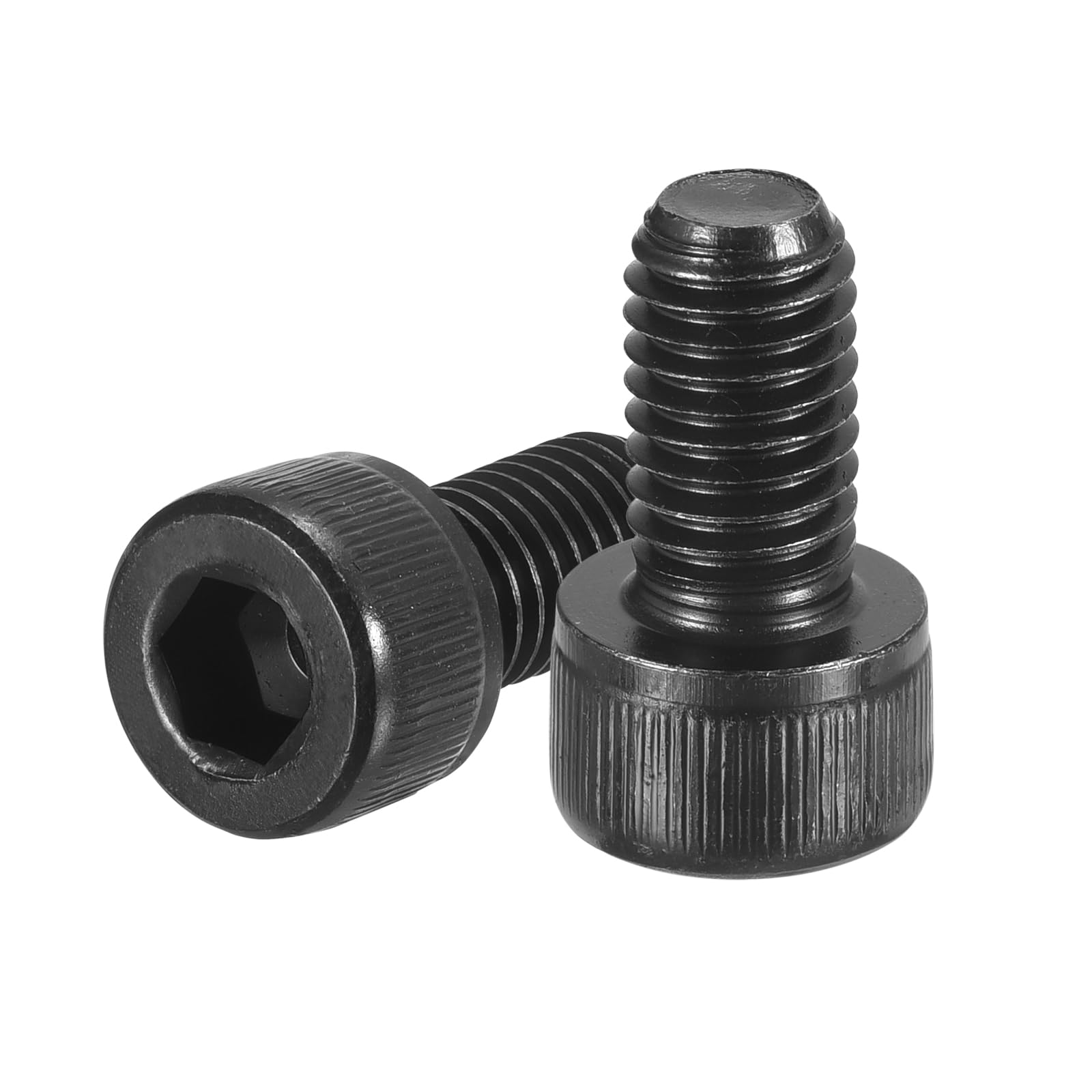 uxcell Hex Socket Bolts (M8-1.25x14), Grade 12.9 Carbon Steel Hex Socket Drive Screws, Black, 50 Pcs โ image 1