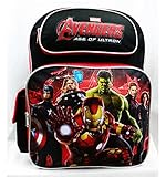 Backpack - Marvel - Avengers All Heroes Black/Red School Bag New a01334