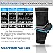 ASOONYUM Compression Ankle Sleeve Support for Basketball Running - Ankle Brace for Injury Recovery, Joint Pain, Plantar Fasciitis Foot Socks with Arch Support (S)