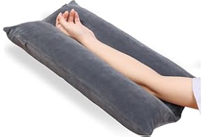 TANYOO Arm Elevation Pillow Shredded Memory Foam Filled Arm Stabilizer Elevation Pillow for Swelling and Circulation Pain Relief for Shoulder Surgery and Leg Injury Washable Cover