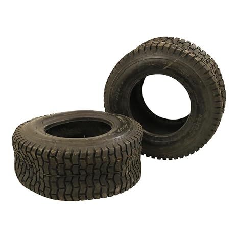 2 Reifen 16x6.5-8 schlauchlos TL Rasentraktor Rasenmäher Neu