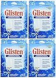 Glisten Environmentally Friendly Dishwasher Cleaner and Hard Water Spot Remover - Pack of 4 (each pack contains 2 packets)