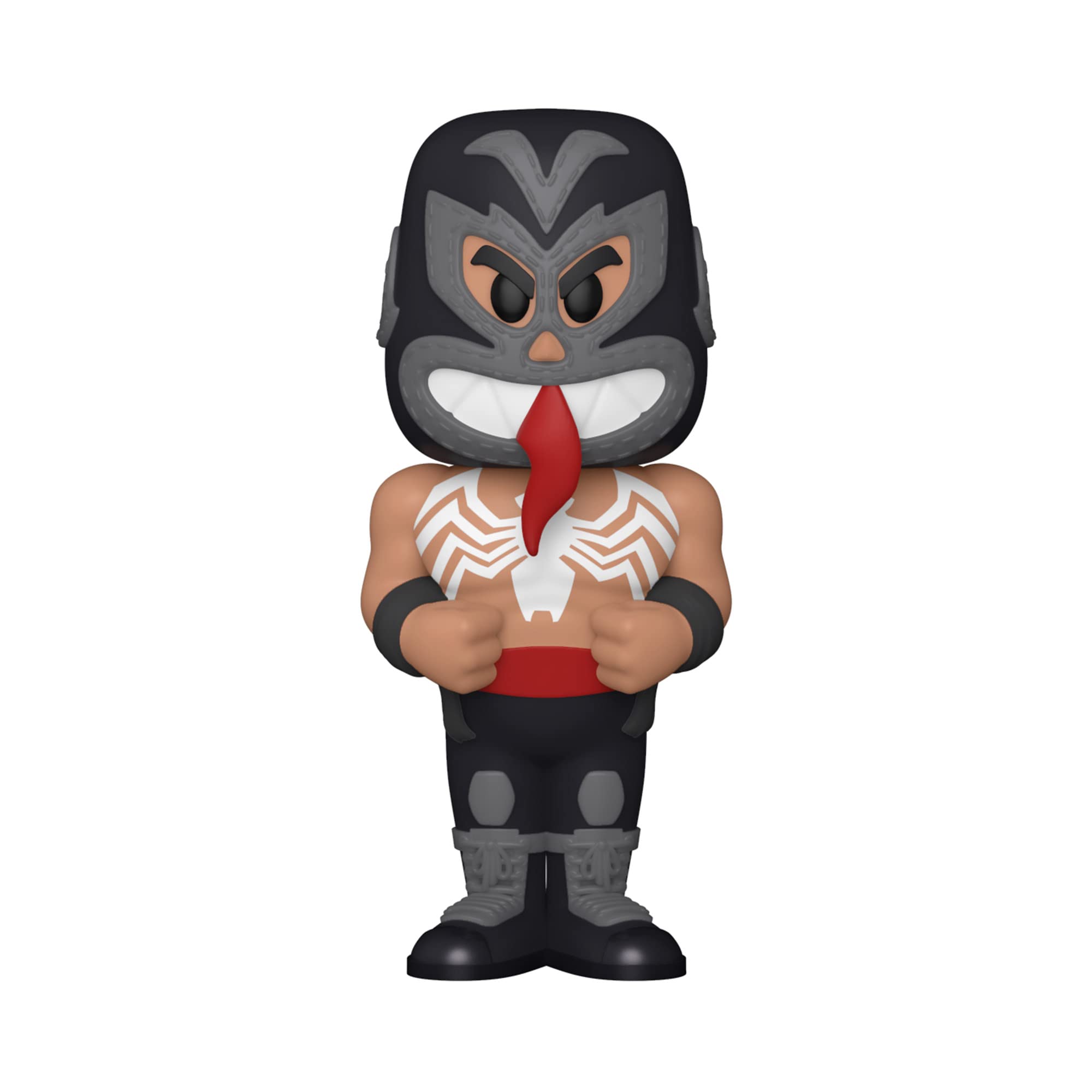 Funko Vinyl SODA, Luchadores, Venom, Metallic, 1/6 Odds for Rare Chase Variant, Marvel Comics, Collectable Vinyl Figure, Gift Idea, Official Merchandise, Toys for Kids & Adults