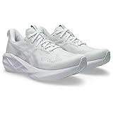 ASICS Mens Novablast 5 White/Piedmont Grey 15, Medium