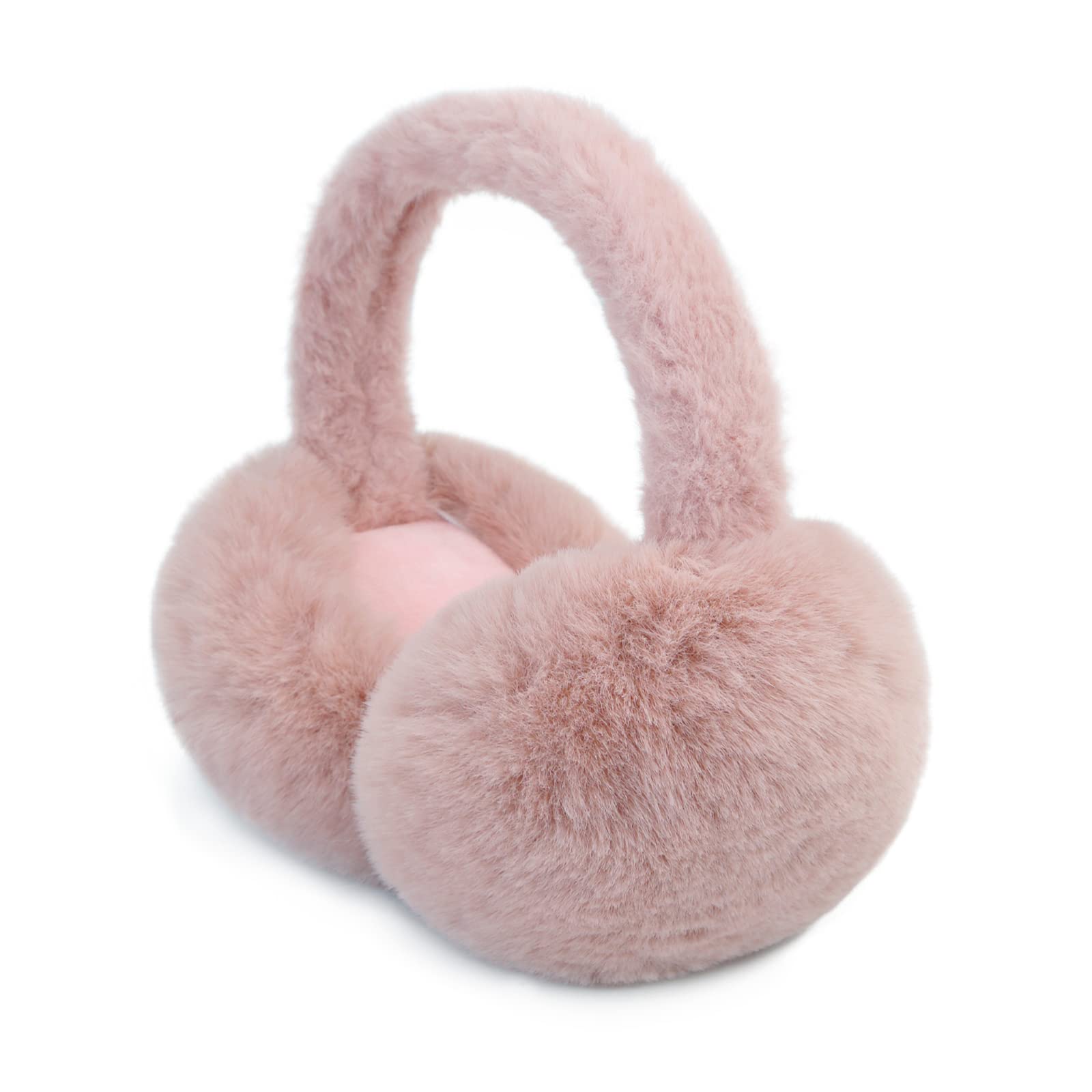 Foldable Ear Muffs for Women Cold Weather Fluffy Earmuffs 