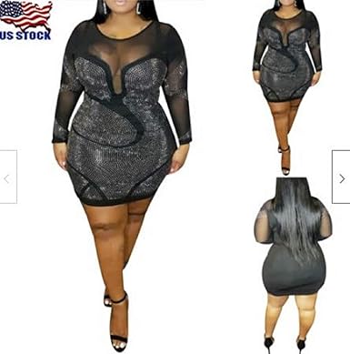 amazon plus size clubwear