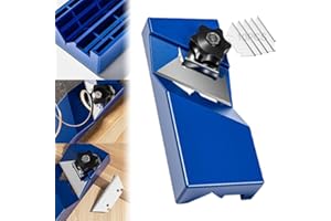 Hand Plane Gypsum Board Cutting Tool, Manual Woodworking Plane Bevel Chamfer Burrs Trimmer with 10PCS Blades, 45 Degree Manua