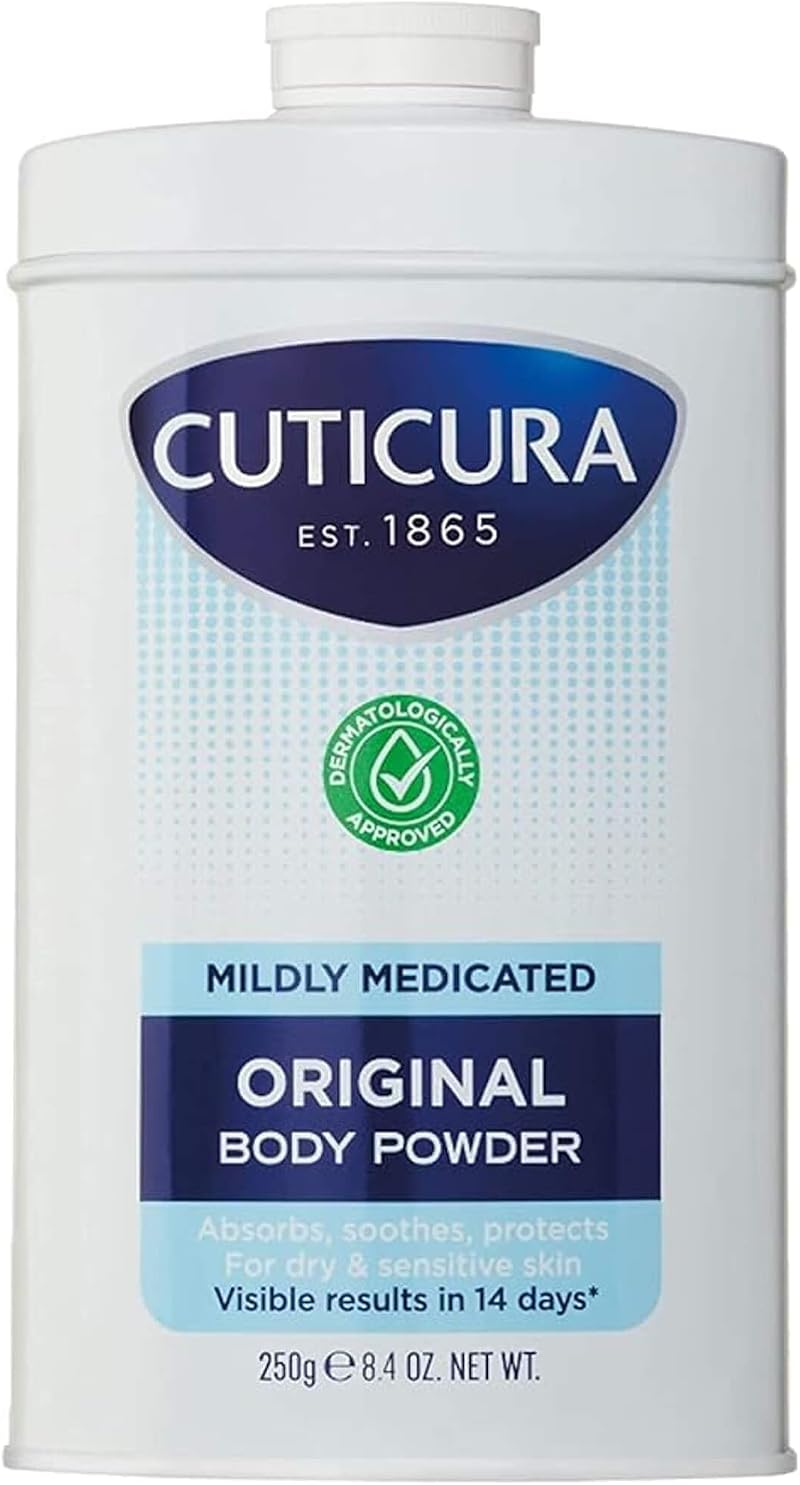 Cuticura Mildly Medicated Talcum Powder 250g Pack may vary