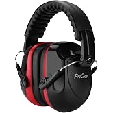 ProCase Hearing Protection Ear Muffs SNR 33dB, Noise Cancelling Headphones | Adjustable NRR 28dB Noise Reduction Earmuffs for Adults &amp; Kids, Shooting, Lawn Mowing, Studying, Autism Sensory Needs