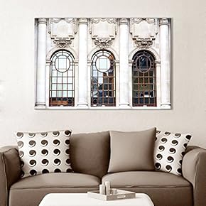 Canvas Wall Art of Beautiful Windows in London | 12" x 18"