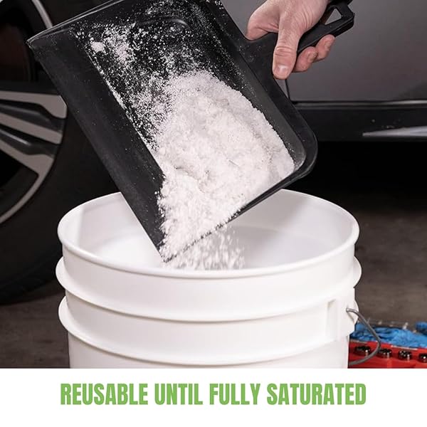 LIQUID SPILL KIT | 16X MORE ABSORBENT THAN CLAY, COMMERCIAL-GRADE VOMIT, URINE, OIL, ALL LIQUIDS SPILL POWDER, REUSABLE