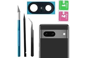 MINGXIONG Pixel 7 Back Rear Camera Glass Lens Replacement for Google Pixel7 Camera Glass Replacement with Pre-Installed Adhesive and Repairing Toolkits