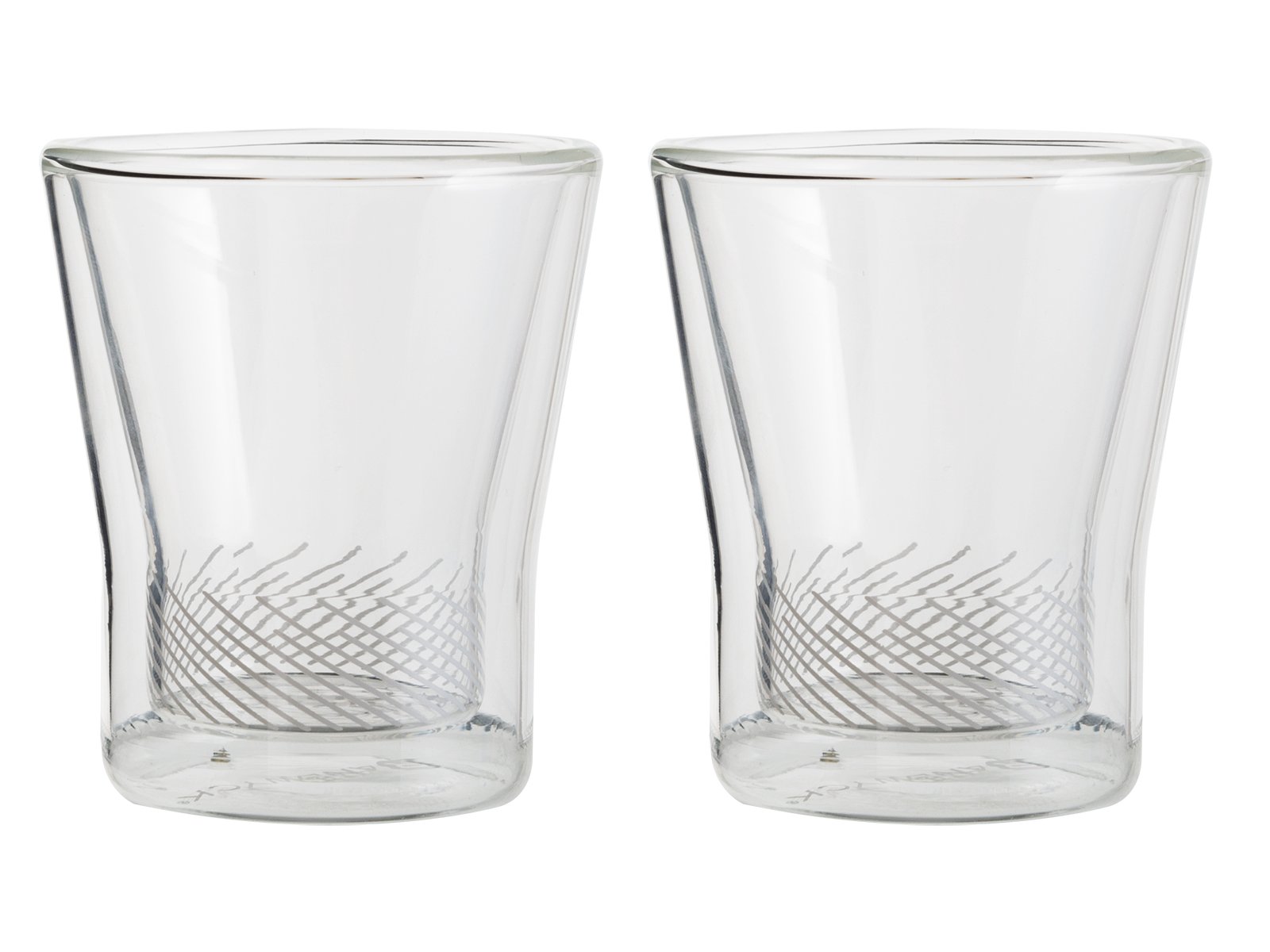 Randwyck Set of 2 90ml Glass Espresso Cups, Transparent, 2-Piece