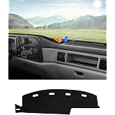 Autorder Dashboard Cover Mat for 1994-1997 Dodge Ram 1500 2500 3500 Accessories Dash Cover Flannel Dash Mat Sunshade Glare UV Rays Protector