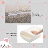 BEJOY Kids Sofa Ultra-Soft Snuggle Foam Chair Light Grey view 4