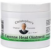 Christopher's Original Formulas Cayenne Heat Ointment, Warming Herbal Topical for Discomfort & Circulation, 4 fl oz