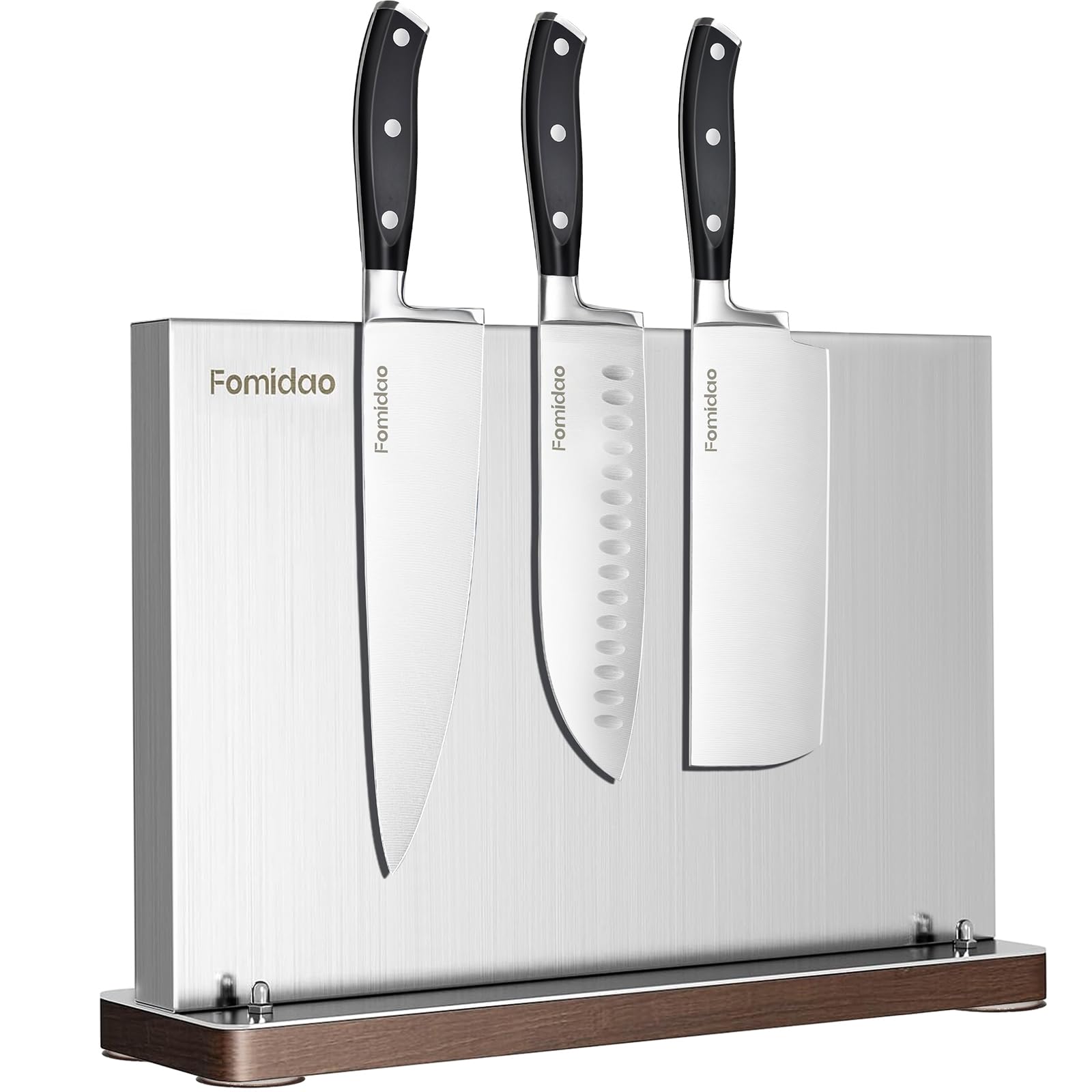 4PSC Knife Block Set With Magnetic Knife Block Holder, Ultra-Sharp Japanese Kitchen Knife Set, High-carbon Steel Chef Knife Sets With Full Tang Handle Design Image