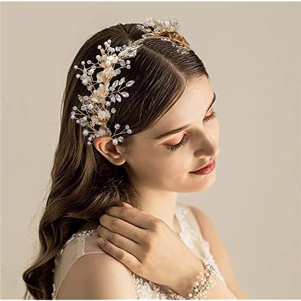 Diadema De Boda Con Diamantes De Imitación Para Dama De Hono