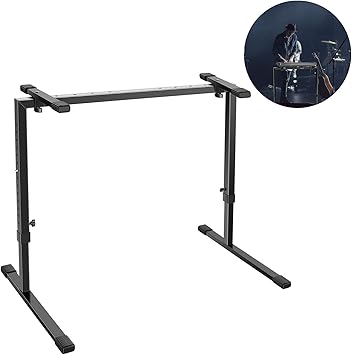 Neewer H Style Keyboard Stand Heavy Duty Steel Construction With Solid Locking System Adjustable Foldable Support Stand For Piano Keyboard Instrument For Party Club Stage Performance Black Amazon Ca Musical Instruments Stage