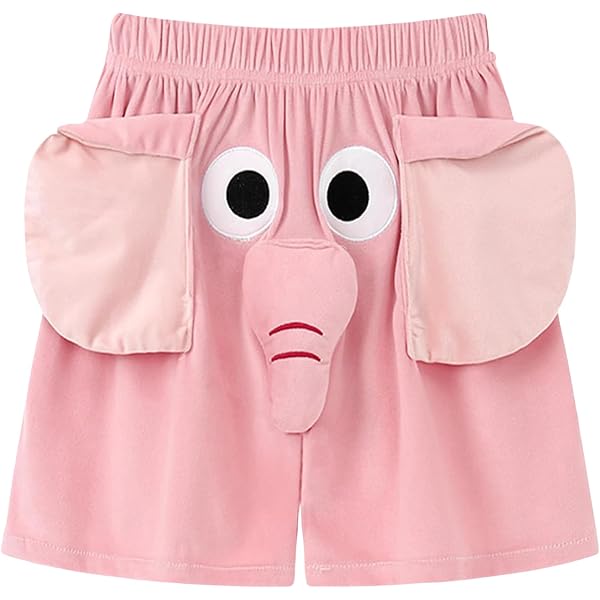 Funny Elephant Shorts for Women, Jumbo Trunks Pajamas, Cute and