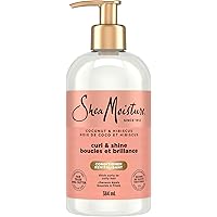 SheaMoisture Coconut & Hibiscus Curl & Shine Conditioner for Thick, Curly Hair with Silk Protein & Neem Oil to Moisturize & S