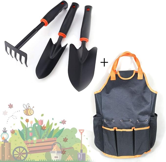 PracticalONE Garden Tool Set, 4 Piece Durable Gardening
