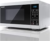 Sharp YC-MS252AU-W 25L 900W Digital Microwave ECO Defrost 11 Power Levels view 3