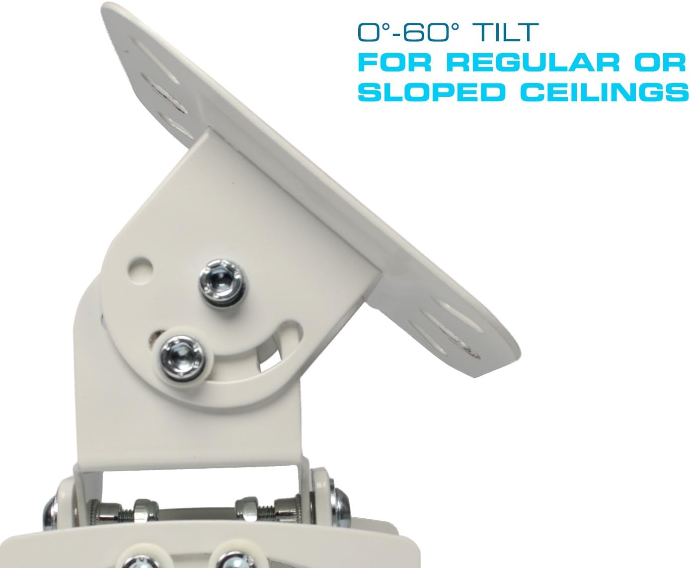 QualGear PRB-717-WHT Universal Ceiling Mount Projector Accessory : Video Projector Mounts : Office Products