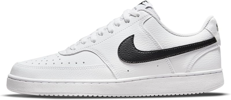 Women's Shoes Court Vision Low Next Nature, White/Black-White, DH3158-101, 38.5 EU (7.5 US)