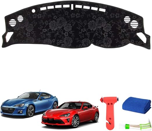 Amazon Ansgo ダッシュボードマット トヨタ 86 スバル Brz 内装 カーアクセサリー フランネル素材 ダッシュボードマット 車 バイク