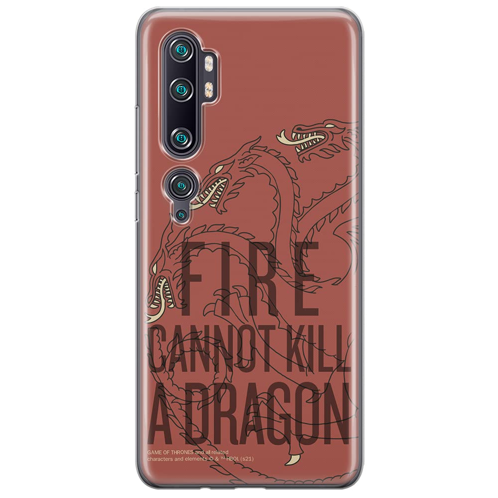 ERT GROUP mobile phone case for Xiaomi MI NOTE 10 Lite original and officially Licensed Gra o Tron pattern Game of Thrones 015 optimally adapted to the shape of the mobile phone, case made of TPU