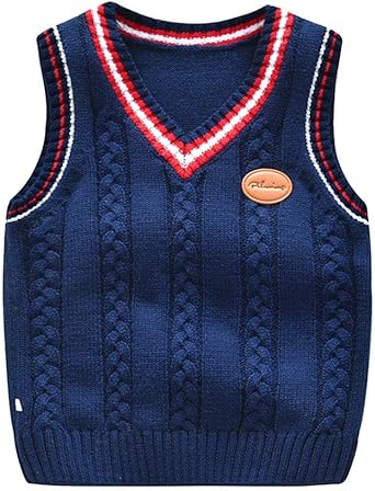 baby boy sleeveless jumper