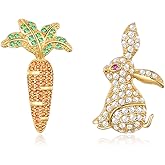 Easter Earrings Rabbit Bunny Carrot Stud Earrings Funny Earring