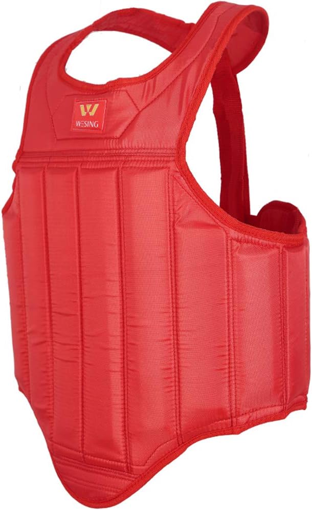 Wesing Martial Arts Muay Thai Boxing Chest Protector MMA Sanda Chest Guard : Sports & Outdoors
