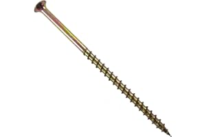 JAKE SALES Drywall Screws: Yellow ZINC #10 x 4" Bulk (1,000 Screws) COARSE Thread Drywall Screws (sheetrock Screws) for Gypsum Board, sheetrock, plasterboard. Use for Low Cost, All Purpose Wood Screws