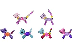 Twisty Petz Family Pack Kittys, Includes Two Bracelets and Four Rings. for Ages 6-12