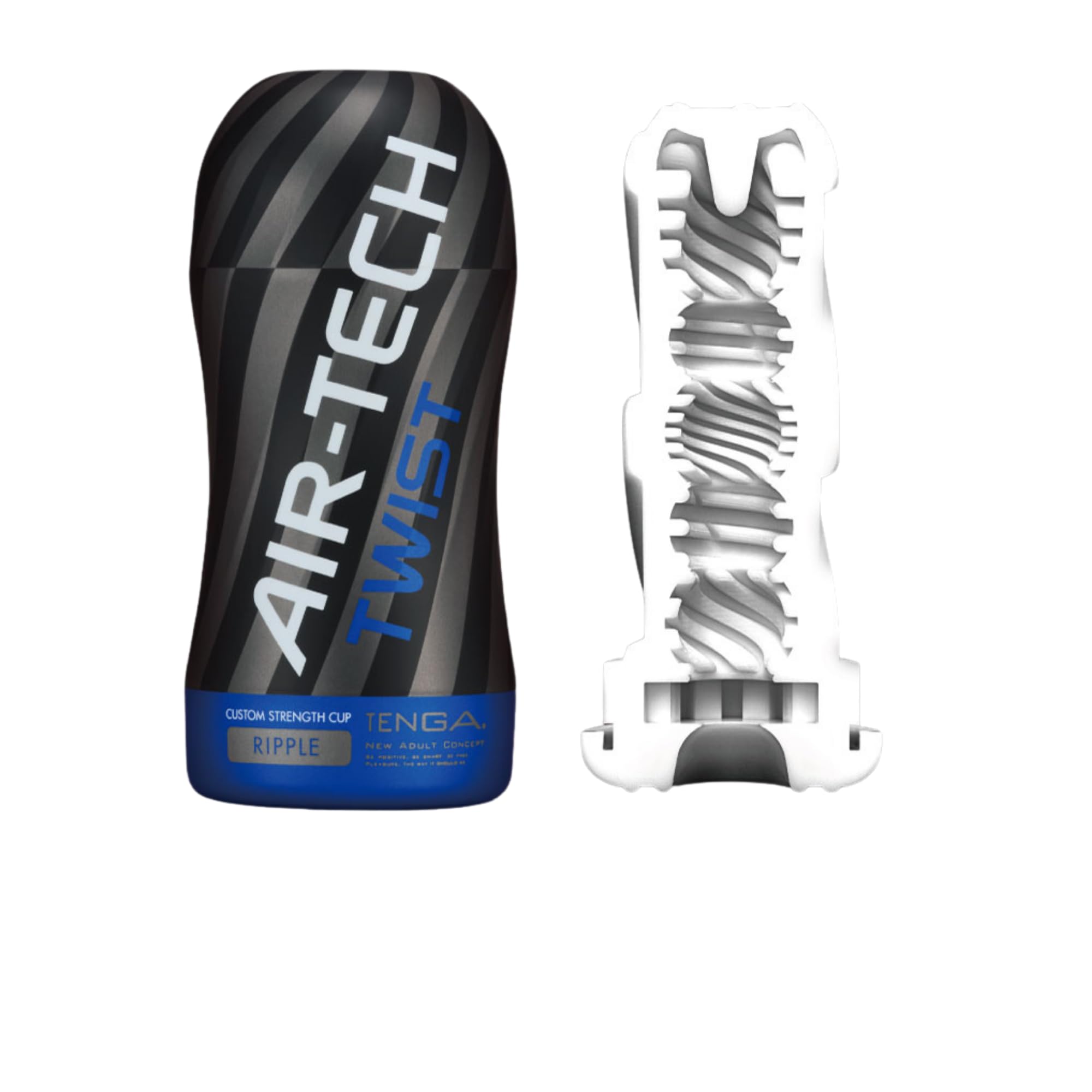 TENGA Ripple Air Tech Vibrator, blue