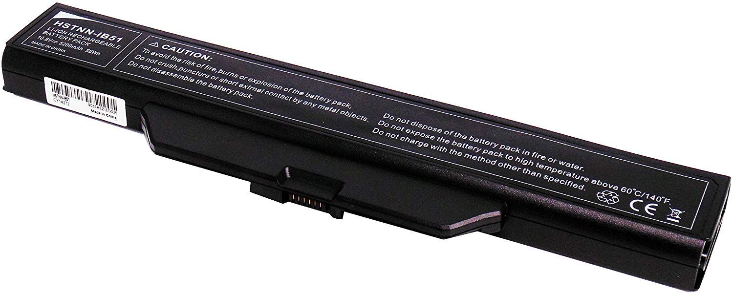 HSTNN-IB51 HSTNN-IB52 HSTNN-IB62 HSTNN-XB51 HSTNN-XB52 HSTNN-LB51 HSTNN-XB62 451085-661 Laptop Battery Replacement for HP Compaq 610 550 511 615 6720s 6730s 6735s 6820s 6830s Series(10.8V 5200mah)