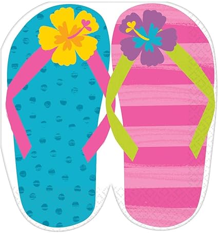 multicolor flip flops