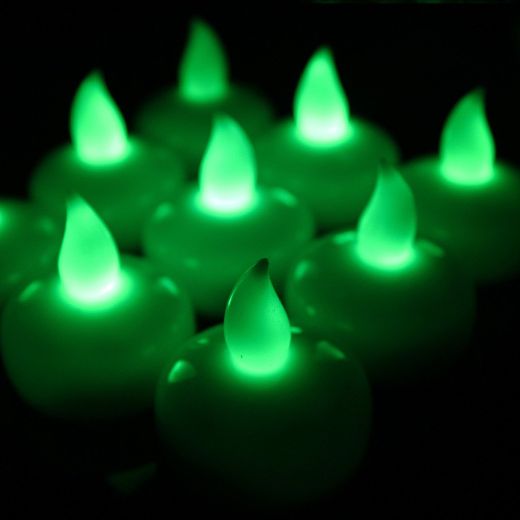 XABL 12pcs LED Floating Tea Light Waterproof Wedding Party Floral