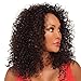 Vivica A. Fox HW-KARA-V Synthetic Fiber, 3/4 Half Wig in Color 1B