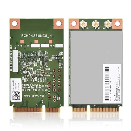Richer-R Wireless WLAN-Karte, Universal 1300Mbps 5GHz Drahtlose Mini PCi-E Wifi Karte 802.11a / b/g / n/ac WLAN Karte Adapter